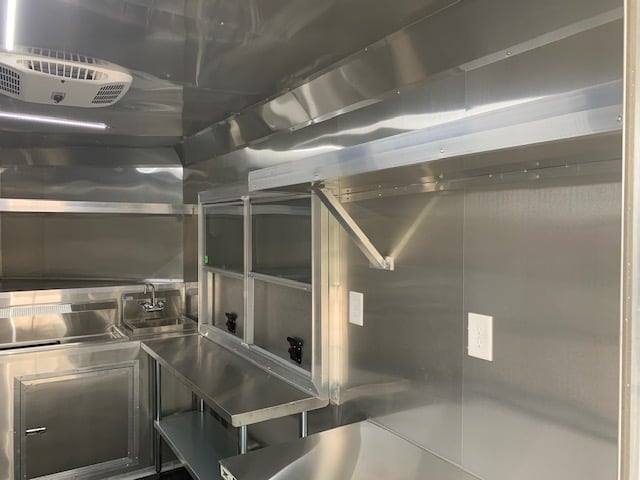 Concession Trailer 8.5′ X 22′ Black BBQ Food Event Catering — photo 7