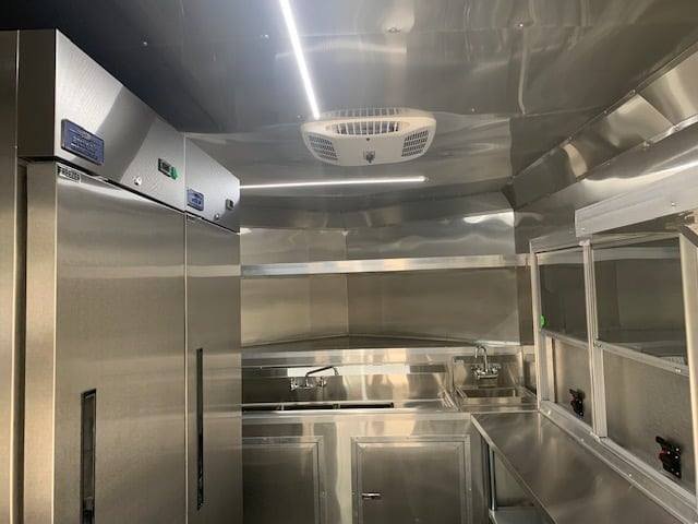 Concession Trailer 8.5′ X 22′ Black BBQ Food Event Catering — photo 6