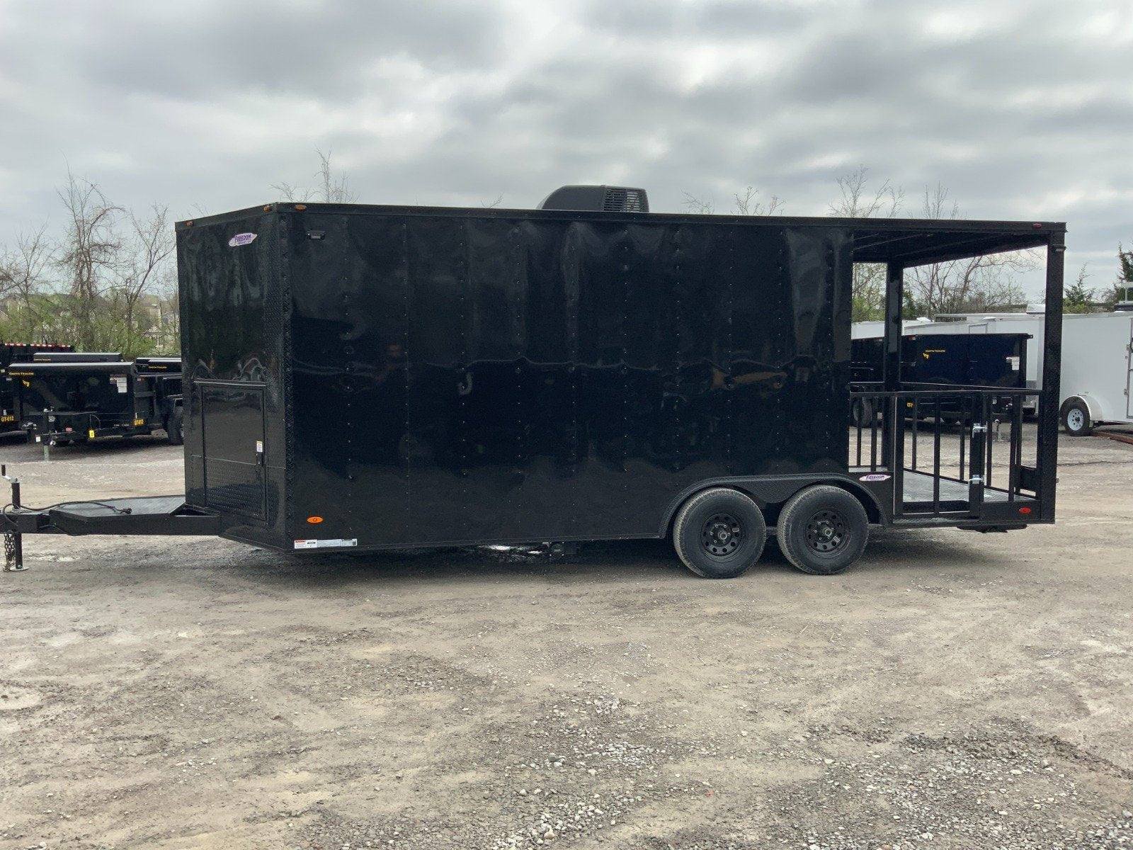 Concession Trailer 8.5′ X 20′ Black BBQ Food Event Catering — photo 4