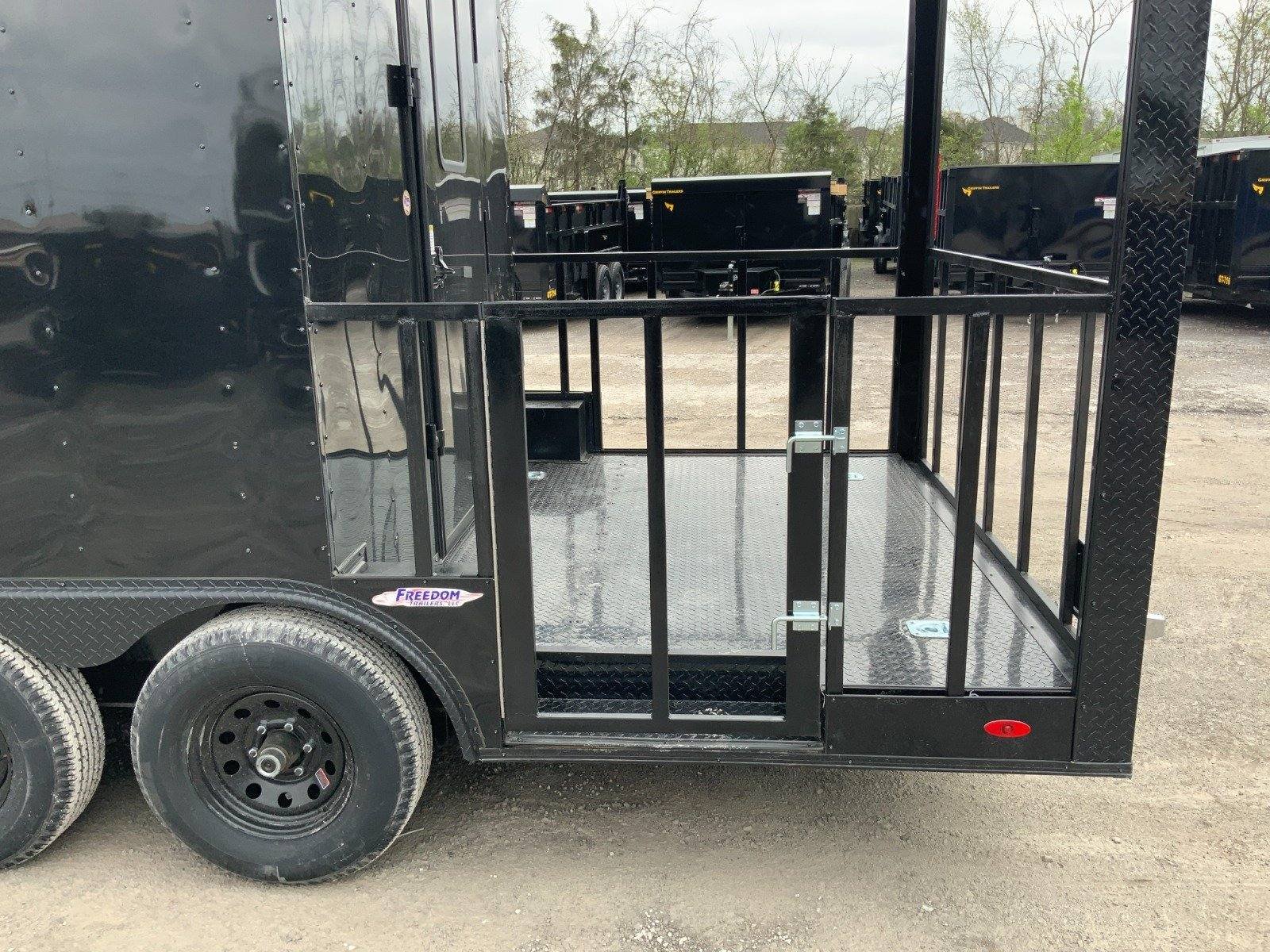 Concession Trailer 8.5′ X 20′ Black BBQ Food Event Catering — photo 13