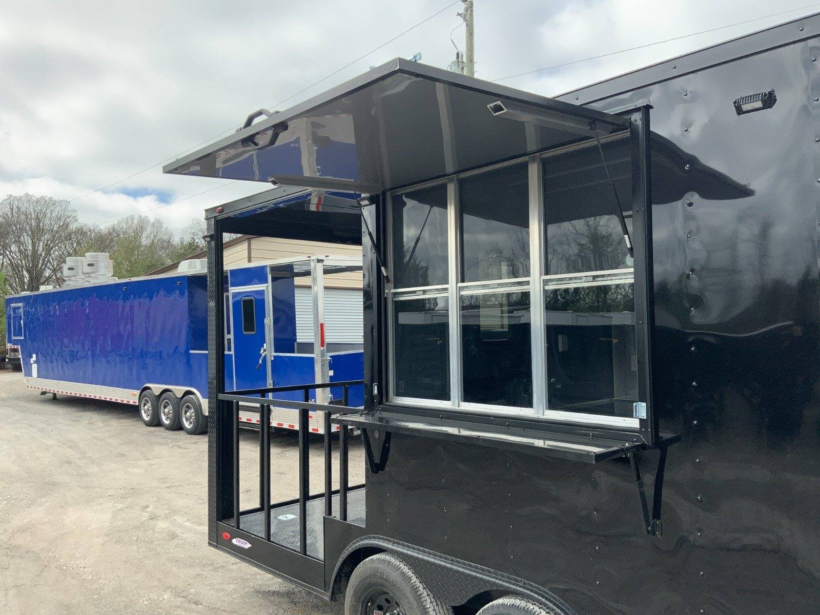 Concession Trailer 8.5′ X 20′ Black BBQ Food Event Catering — photo 15
