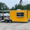 8.5 x 22 Penske Yellow Trailer with V-nose and 12-foot kitchen