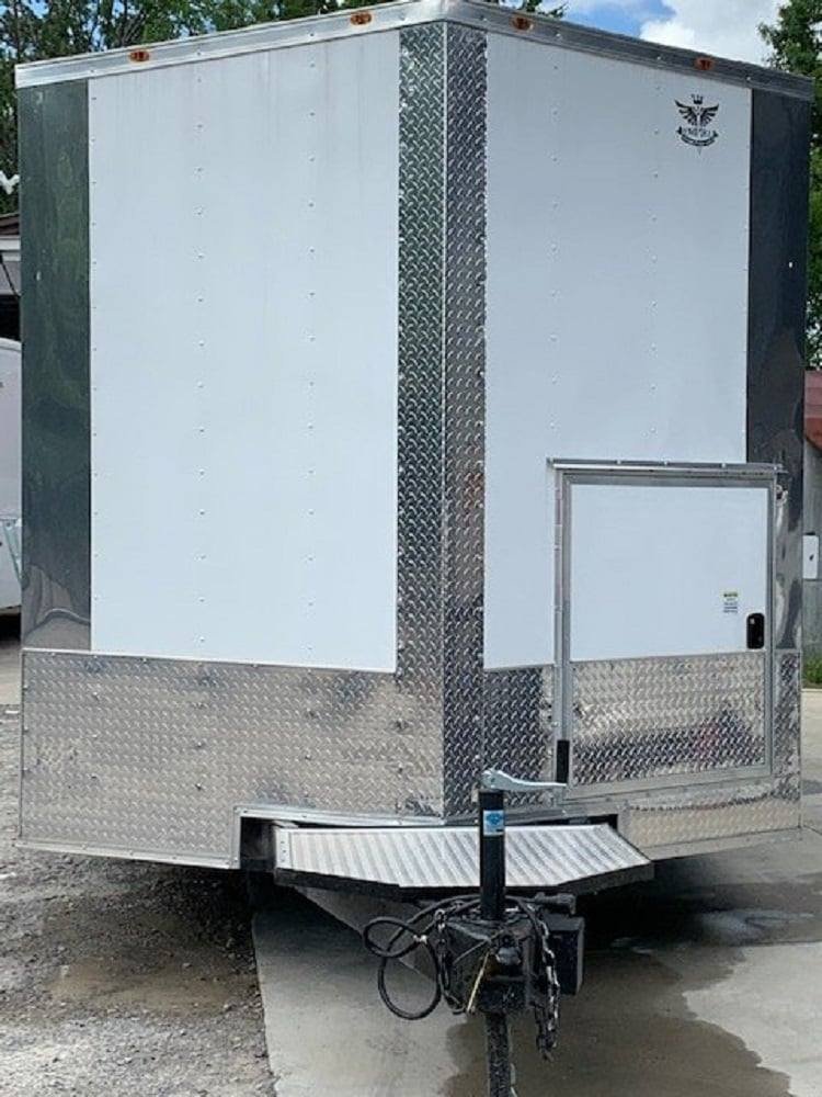 8.5′ x 16′ White Concession Food Trailer With Appliances — photo 13