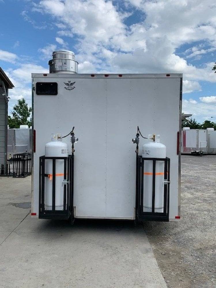 8.5′ x 16′ White Concession Food Trailer With Appliances — photo 9