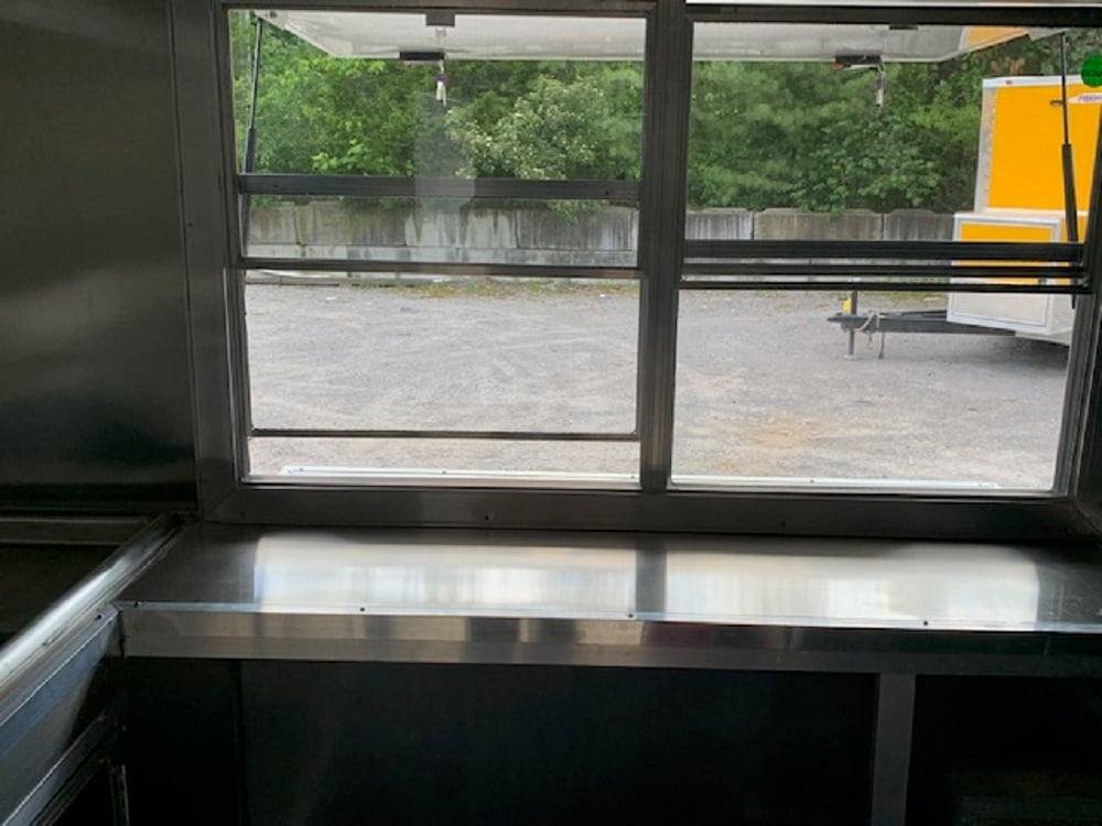 8.5′ x 16′ White Concession Food Trailer With Appliances — photo 3
