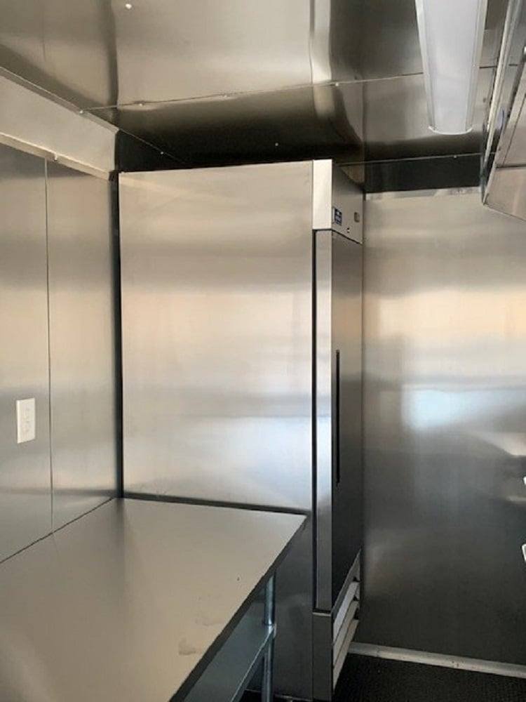8.5′ x 16′ White Concession Food Trailer With Appliances — photo 10
