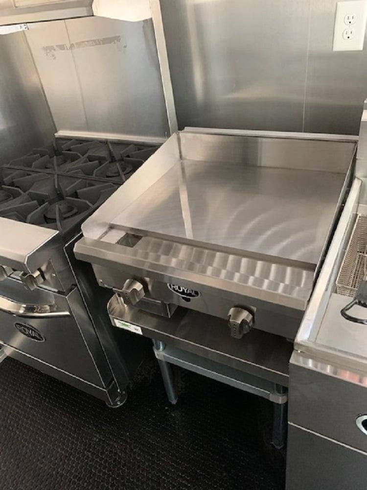 8.5′ x 16′ White Concession Food Trailer With Appliances — photo 8