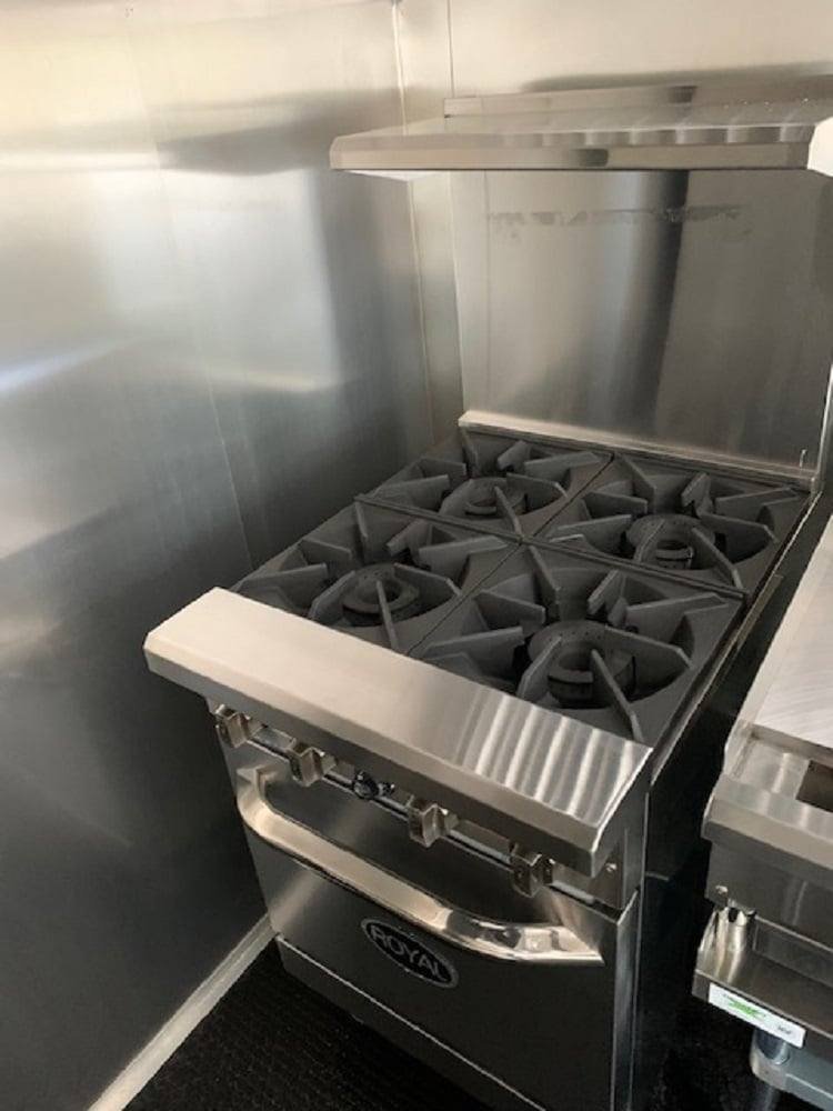 8.5′ x 16′ White Concession Food Trailer With Appliances — photo 15