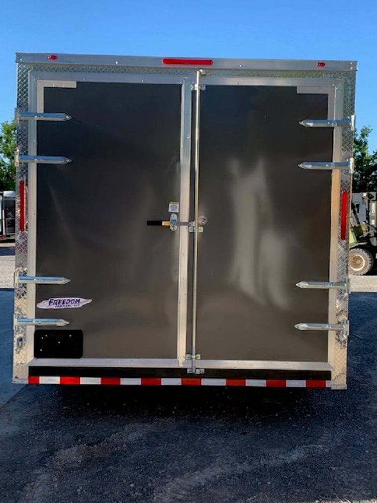 8.5′ x 18′ Med Charcoal Grey Concession Food Trailer — photo 13