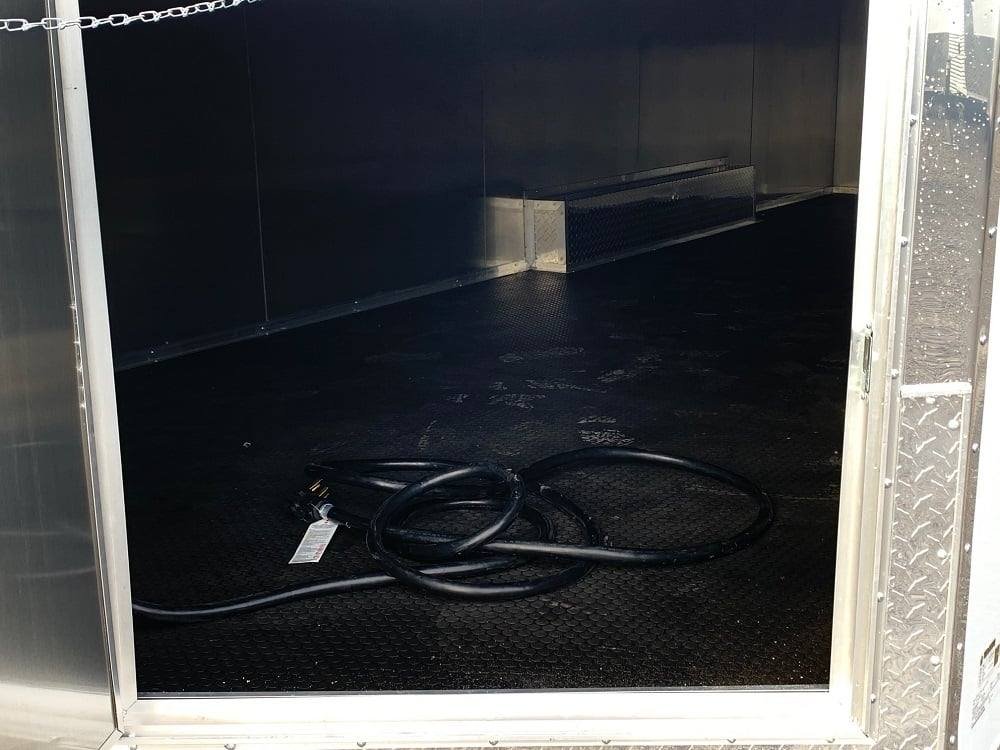 8.5′ x 20′ White V-Nose Food Concession Trailer — photo 12