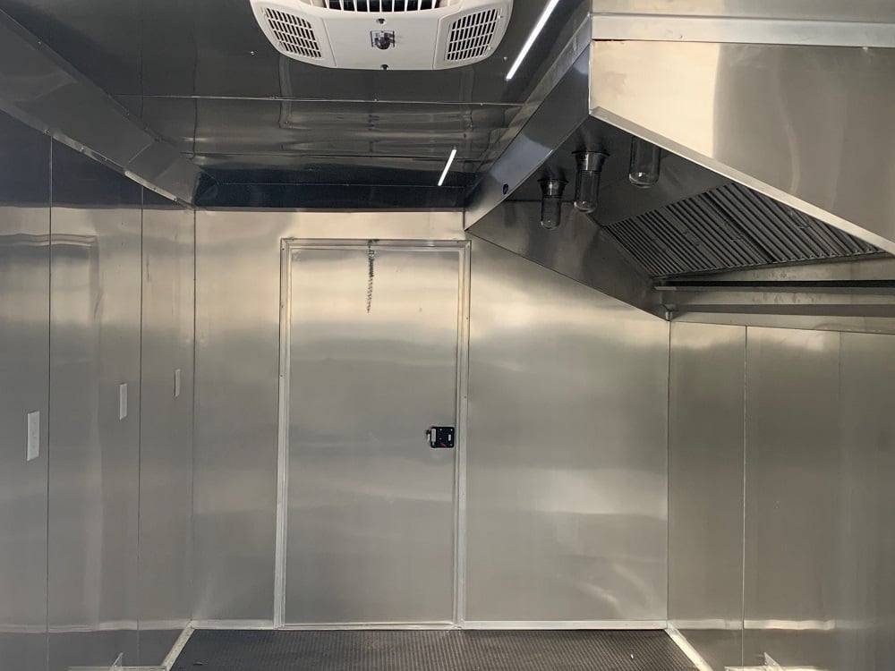 8.5′ x 20′ White V-Nose Food Concession Trailer — photo 4