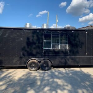 Black Out 8.5 X 25' Concession Food Trailer