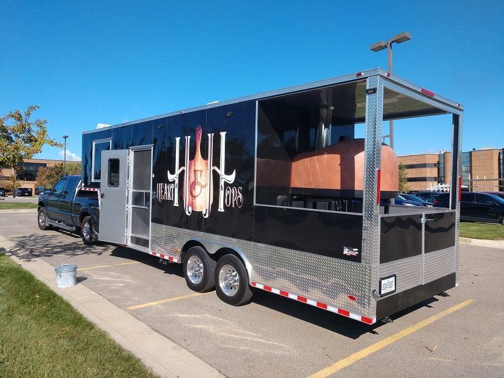 8.5′ x 30′ Black Goose Neck Concession BBQ Food Trailer With Appliances — photo 9