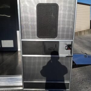 8.5 x 24 Black Pizza Trailer with double-I-beam porch and 7000lb axles - view 15