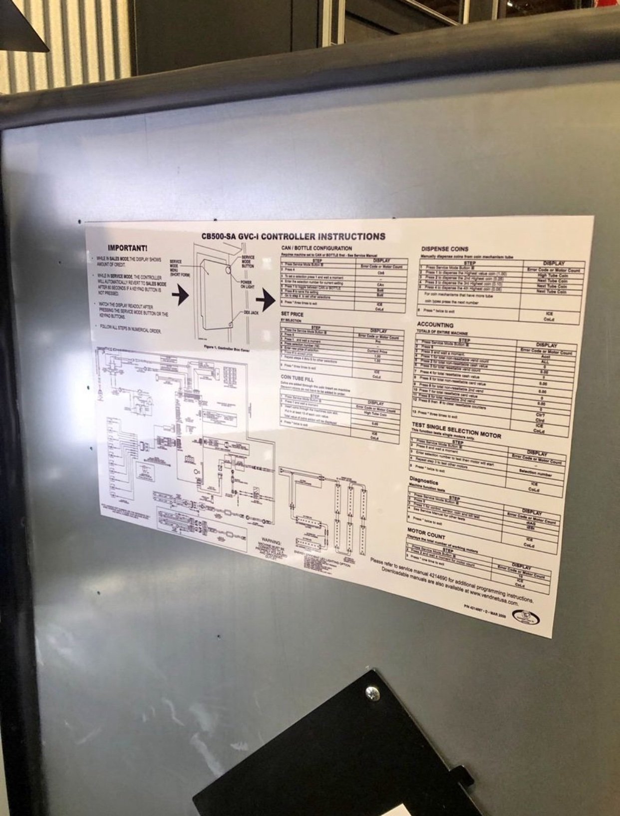 Wittern CB500 Drink Vending Machine