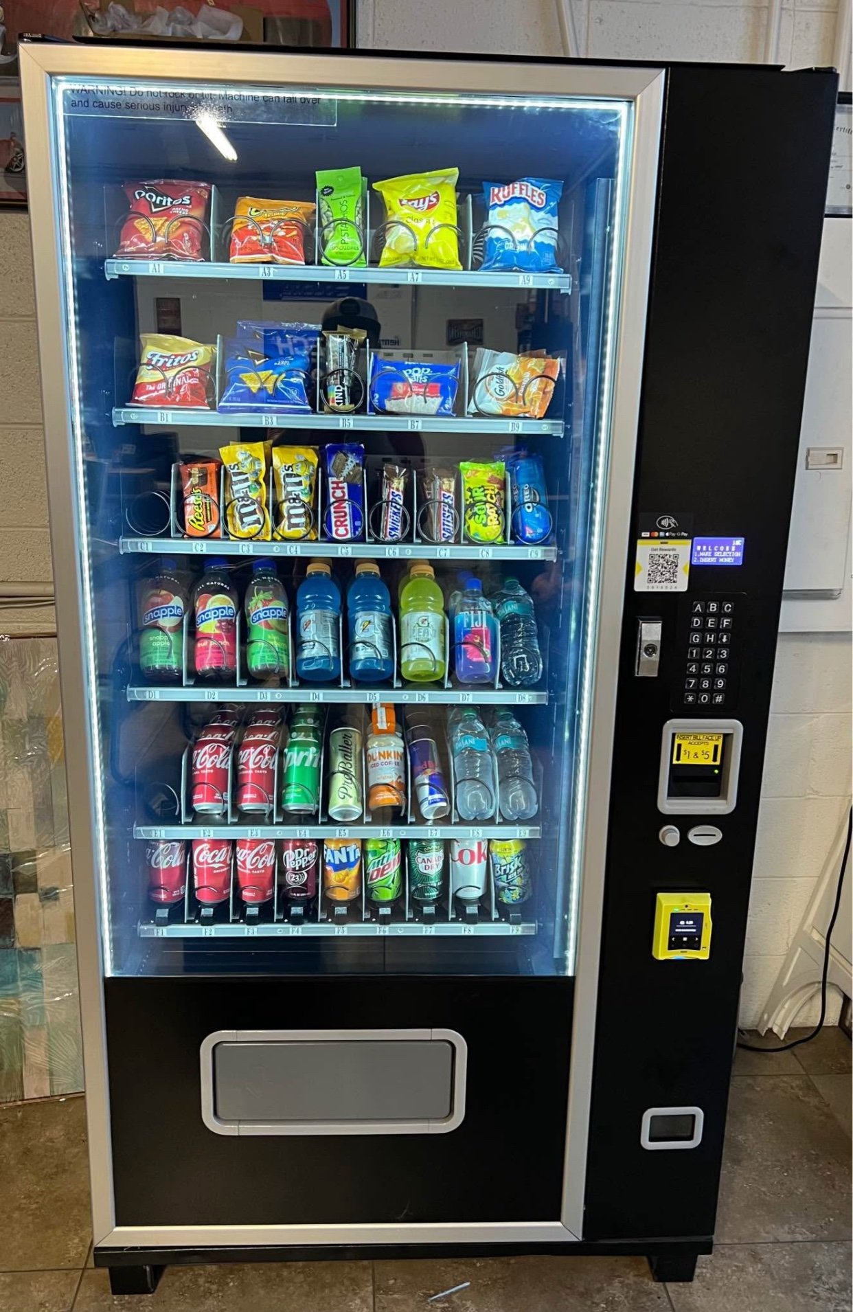 EPEX Large Combo Vending Machine – EP‑G654 with credit card reader