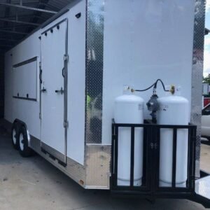 Concession Trailer 8.5' X 20' White Food Event Catering Vending