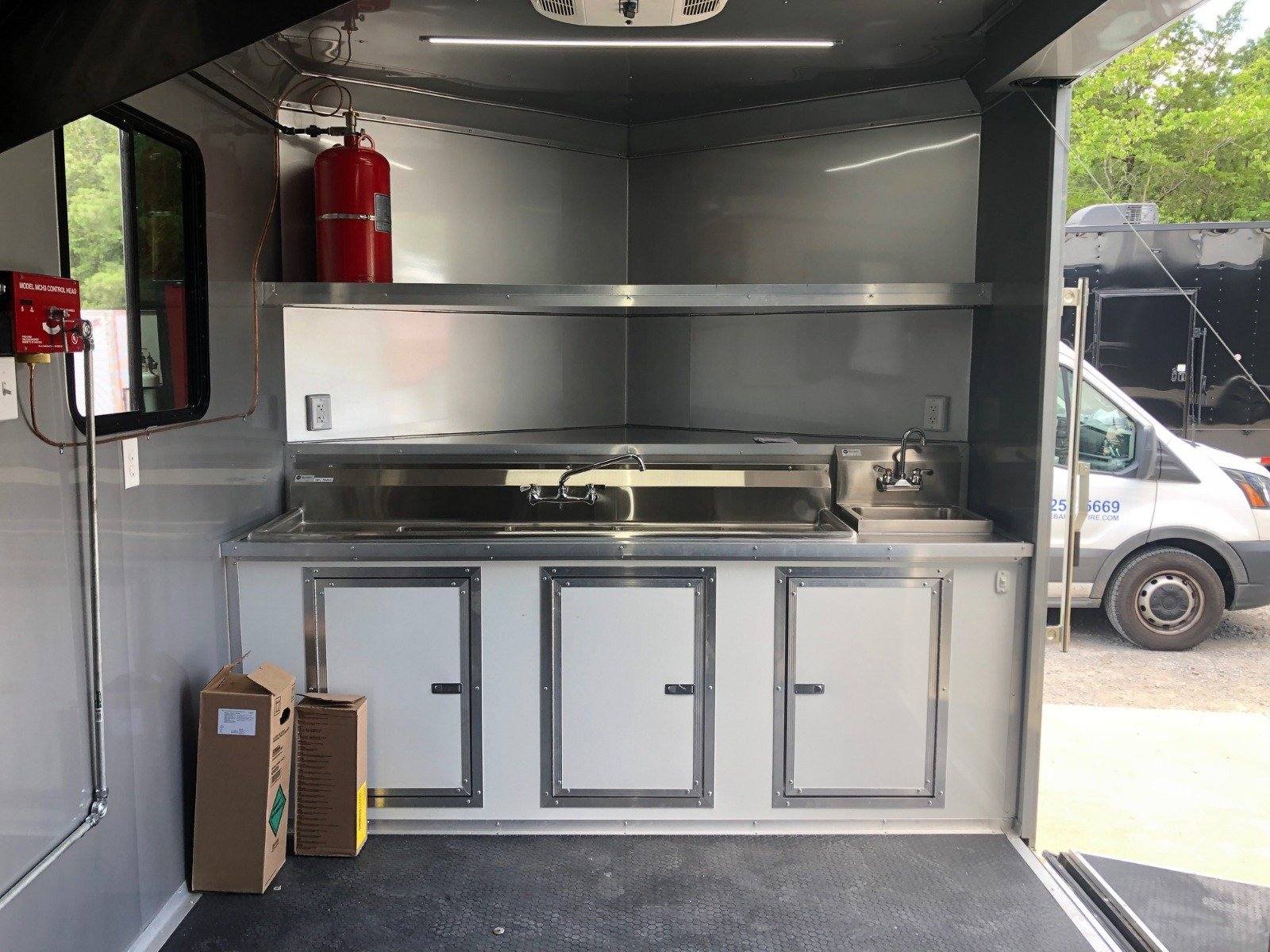 Concession Trailer 8.5′ X 20′ White Food Event Catering Vending — photo 6