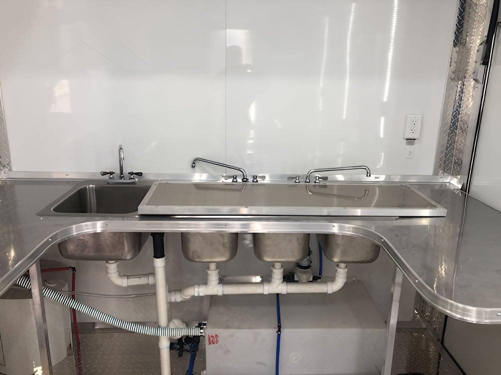 8.5′ X 16′ Concession Trailer White Food Event Catering Vending — photo 7