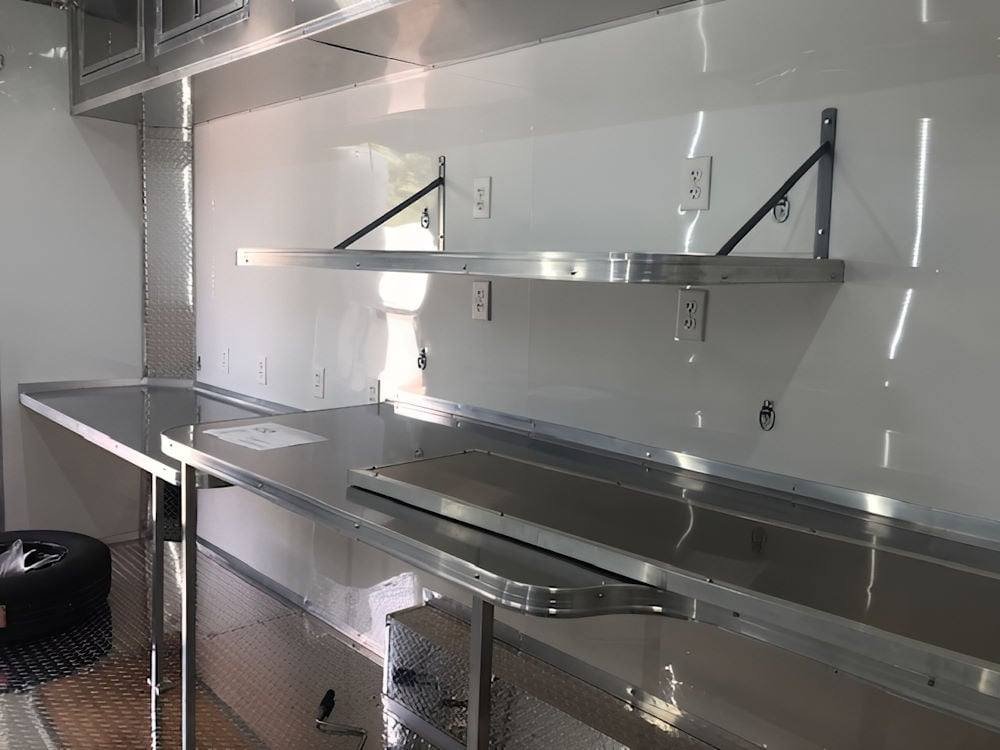 8.5′ X 16′ Concession Trailer White Food Event Catering Vending — photo 11