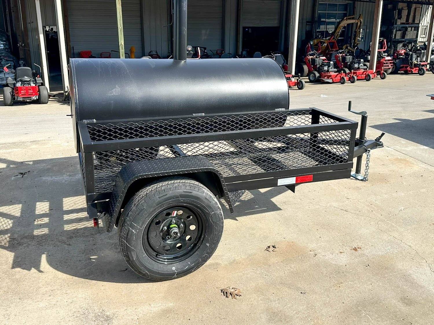 250 Gallon Pull Behind BBQ Charcoal Grill 3,500lb Axle — photo 7