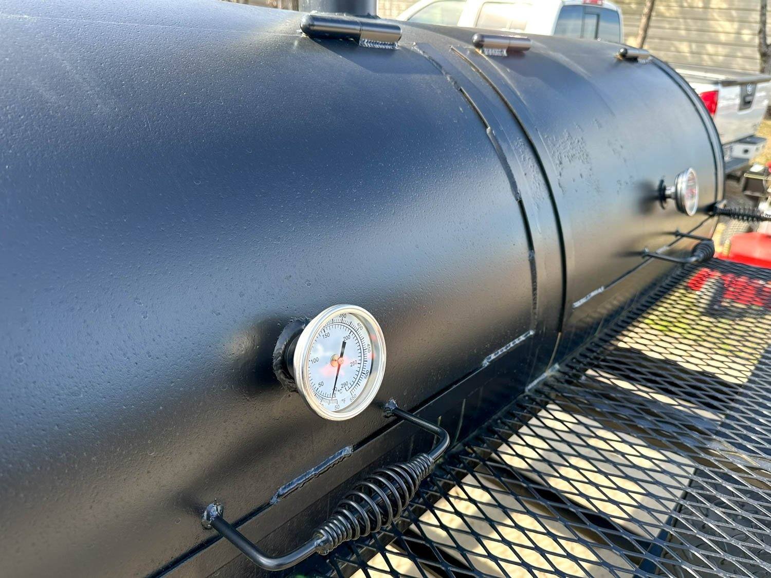 250 Gallon Pull Behind BBQ Charcoal Grill 3,500lb Axle — photo 12