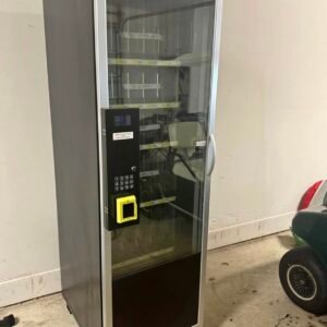 Drink cooler vending machine with Nayax touch credit card reader
