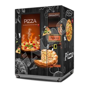 Used self-service pizza vending machine, fully automated hot pizza