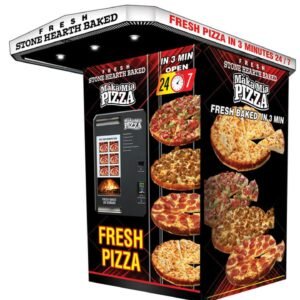 Used outdoor pizza vending machine, weatherproof self-service hot pizza - view 3