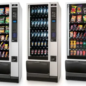 Evoca Jazz vending machine slim combo front view - view 3