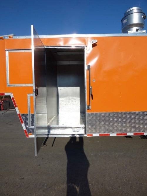 8.5′ x 34′ Orange Catering Event Concession Food Trailer — photo 10