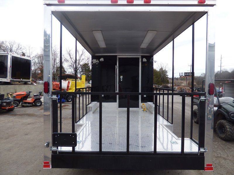 Concession Trailer 8.5’x30′ Black – Smoker Food Catering (with Appliances) — photo 12