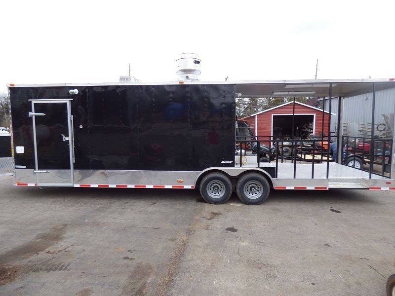 Concession Trailer 8.5’x30′ Black – Smoker Food Catering (with Appliances) — photo 10