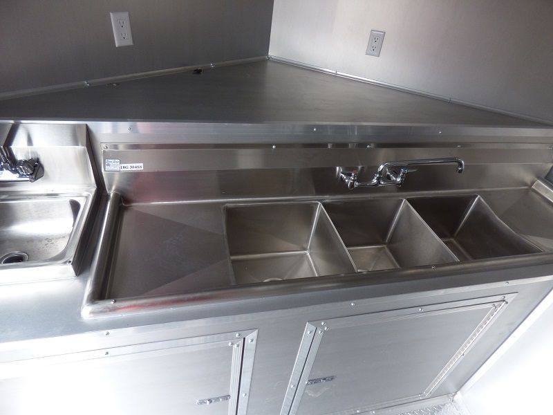 Concession Trailer 8.5’x30′ Black – Smoker Food Catering (with Appliances) — photo 14