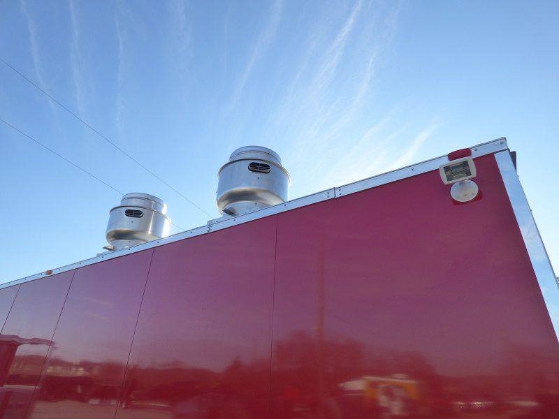Concession Trailer 8.5′ x 28′ Red – Food Catering Event (With Appliances) — photo 15