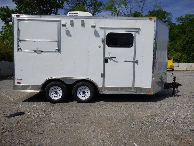 Concession Trailer 8.5’x14′ White – Vending Food Catering Event — photo 11