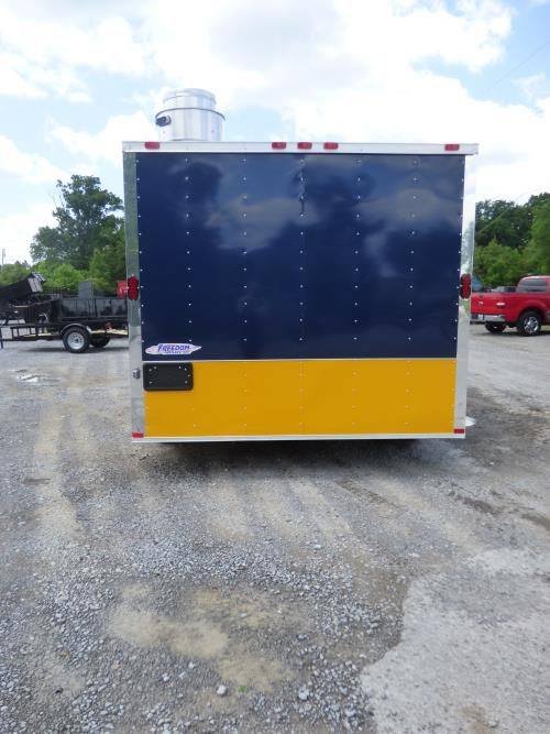 Concession Trailer 8.5’x14′ Indigo Blue and Yellow – Food Catering Event — photo 10