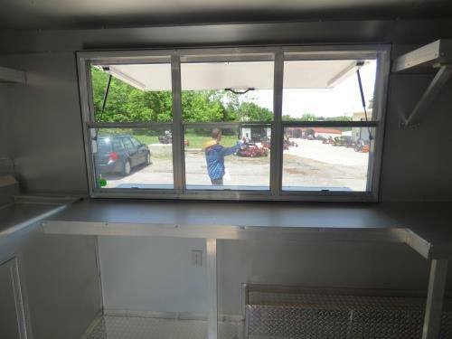 Concession Trailer 8.5’x14′ Indigo Blue and Yellow – Food Catering Event — photo 12