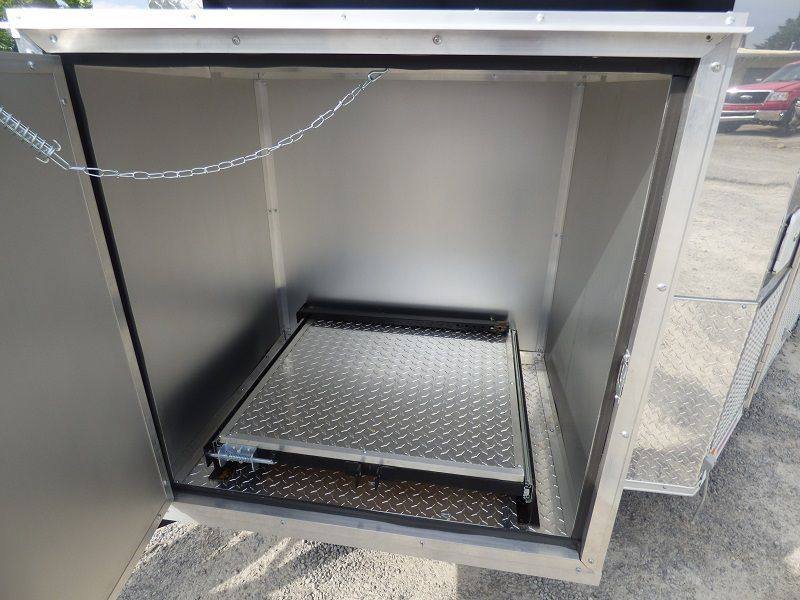 Concession Trailer 8.5’x28′ Black – Vending Smoker Style Kitchen — photo 10