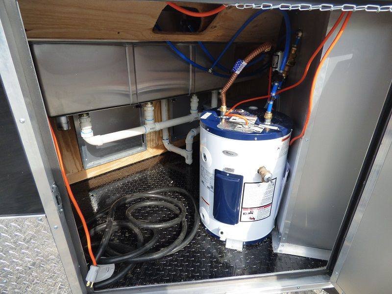 Concession Trailer 8.5’x28′ Black – Vending Smoker Style Kitchen — photo 11