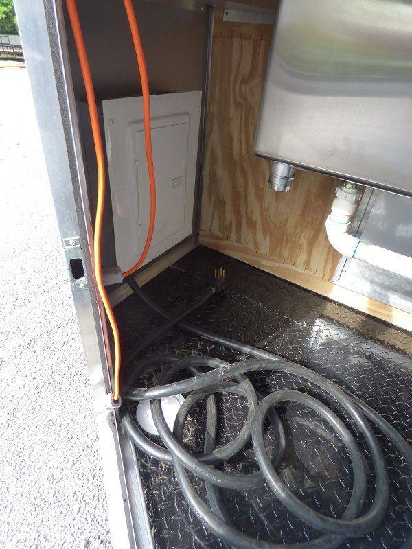 Concession Trailer 8.5’x28′ Black – Vending Smoker Style Kitchen — photo 15