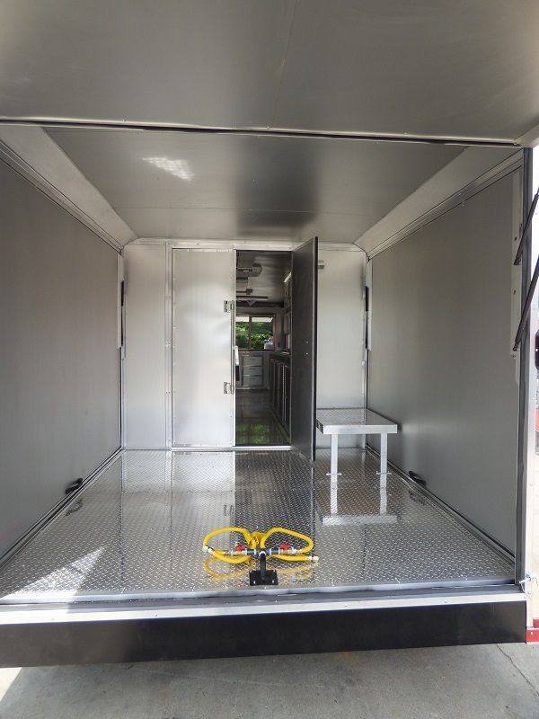 Concession Trailer 8.5’x30′ Red – Smoker BBQ Food Catering — photo 5