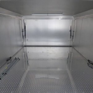 8.5 x 18 Black Pizza Trailer with reinforced oven platform - view 8