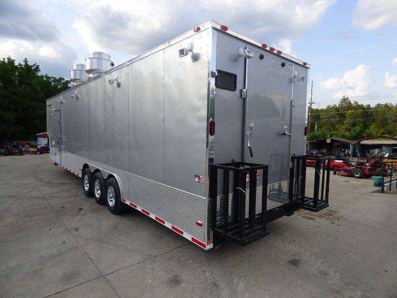 Concession Trailer 8.5’x41′ Silver Frost- Enclosed Gooseneck (With Appliances) — photo 3