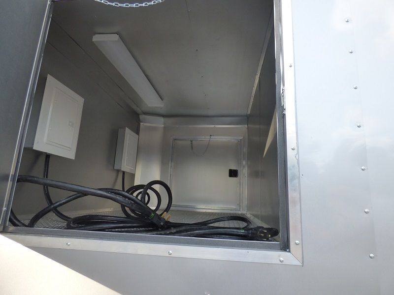 Concession Trailer 8.5’x41′ Silver Frost Gooseneck Event Catering — photo 13
