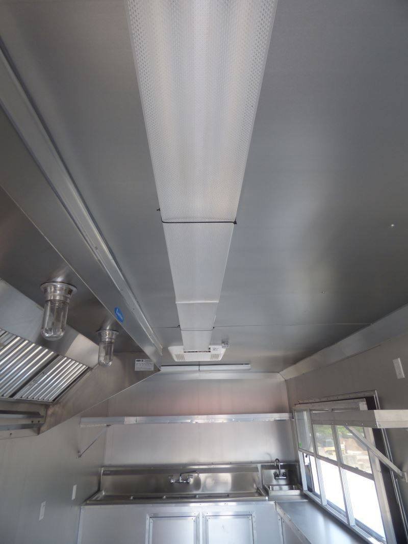 Concession Trailer 8.5’x18′ Black Catering Event Food Restroom — photo 4