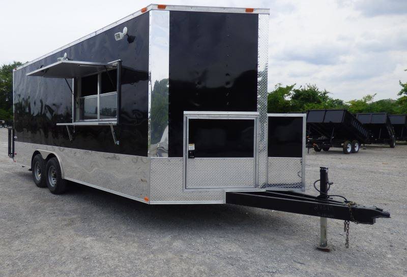 Concession Trailer 8.5′ x 20′ Black – Catering Event Food Trailer — photo 8