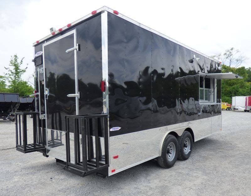 Concession Trailer 8.5′ x 20′ Black – Catering Event Food Trailer Appliances — photo 13
