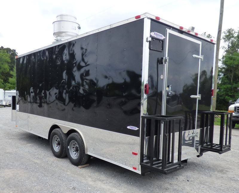Concession Trailer 8.5′ x 20′ Black – Catering Event Food Trailer Appliances — photo 11