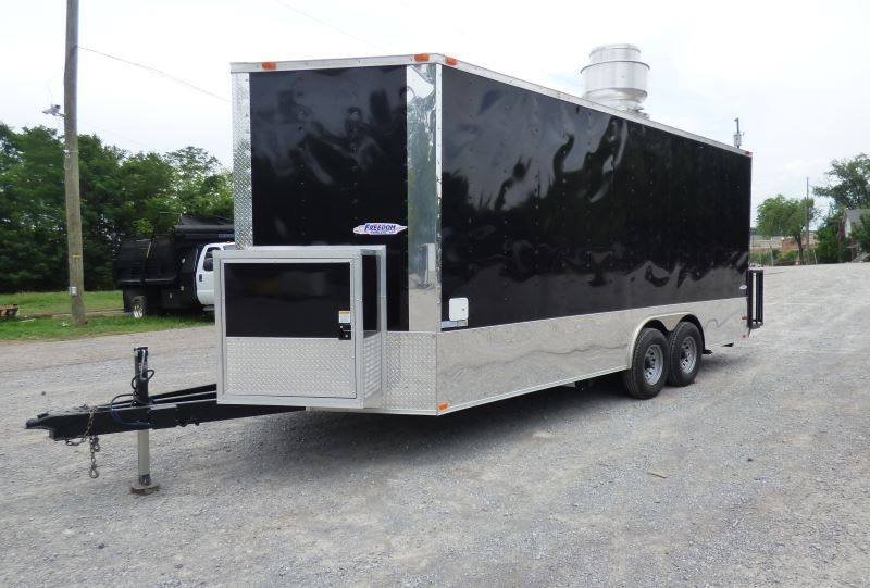 Concession Trailer 8.5′ x 20′ Black – Catering Event Food Trailer Appliances — photo 14